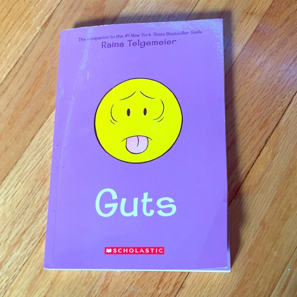 Guts book by Raina telgemeier